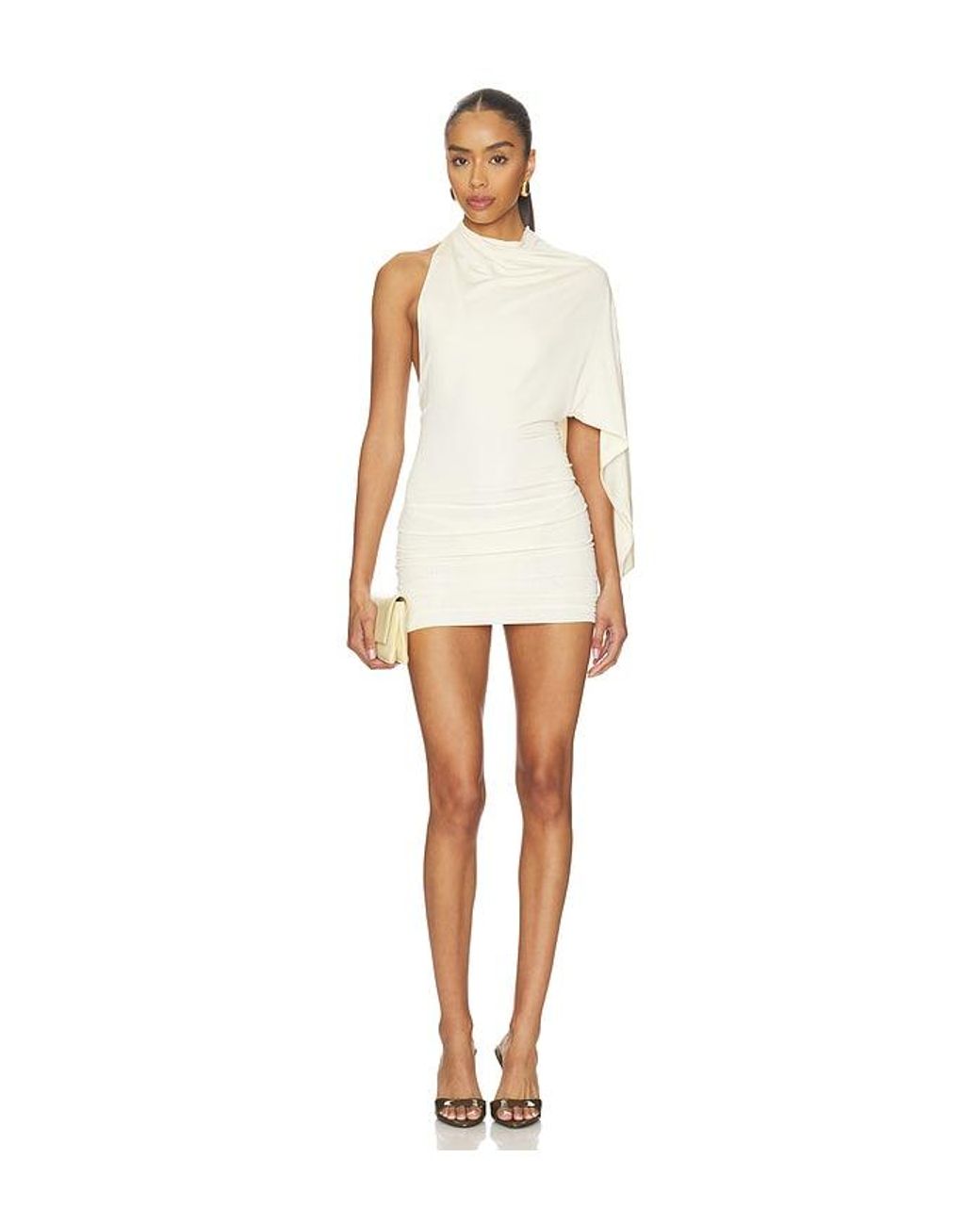 AYA MUSE White Elena Dress