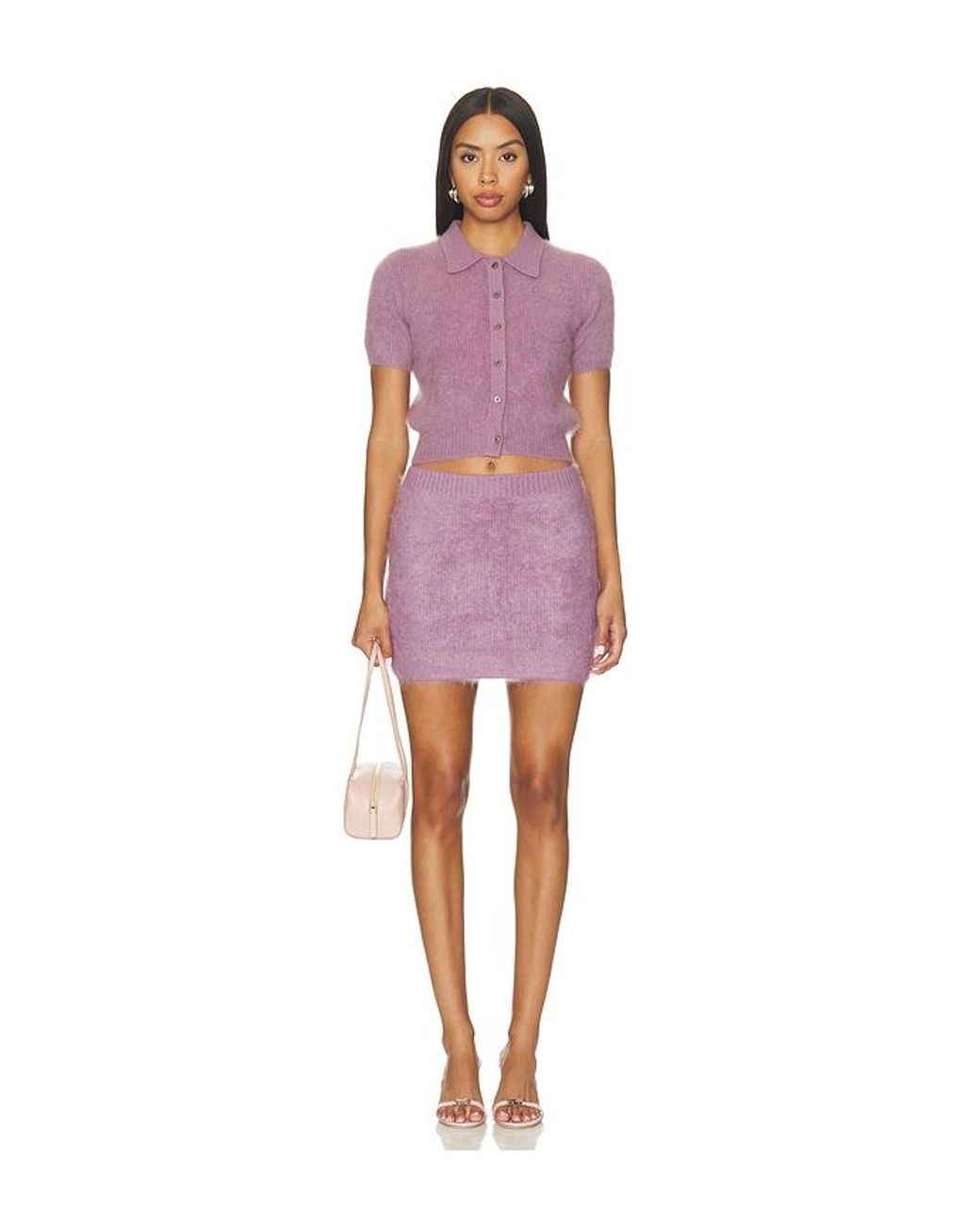 Hevron Purple Juno Cardigan
