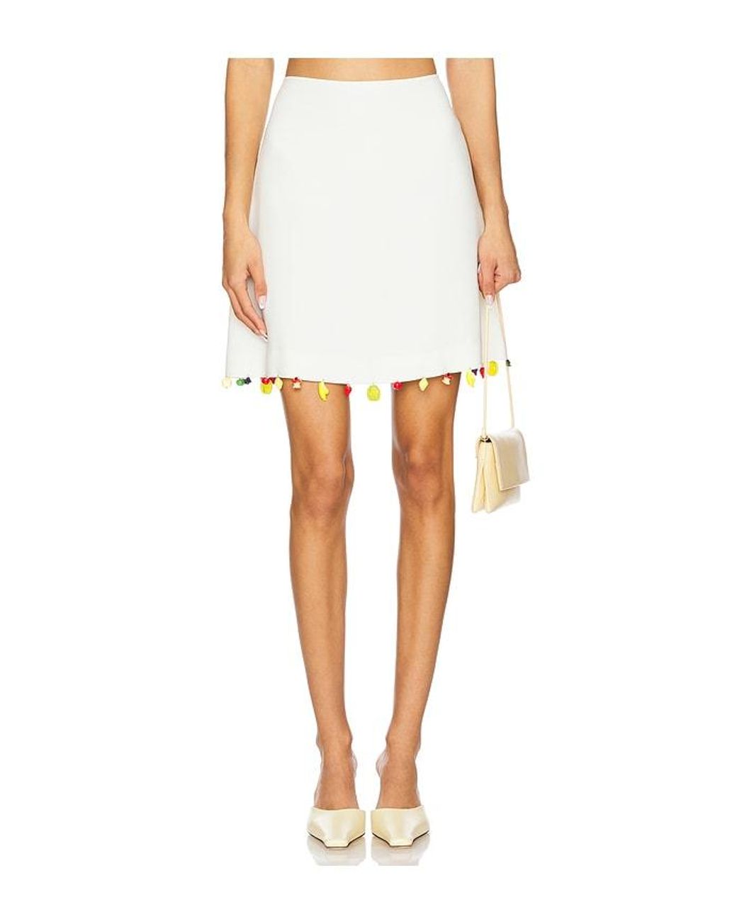 Tyler McGillivary White Mira Skirt