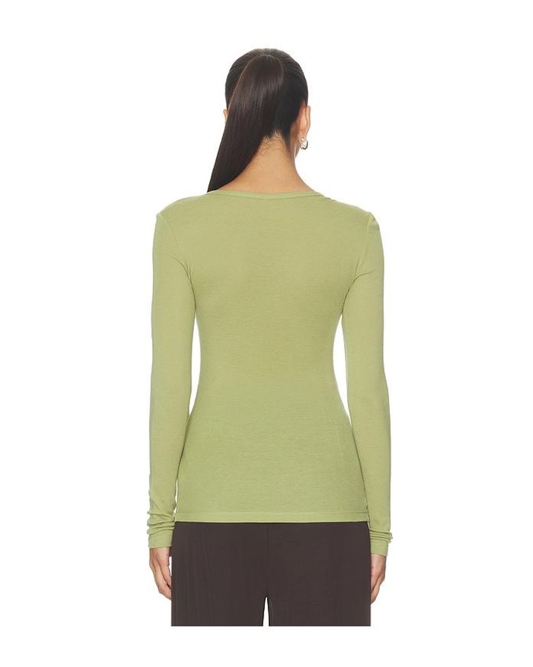 Samsøe & Samsøe Green Sadou Long Sleeve T Shirt