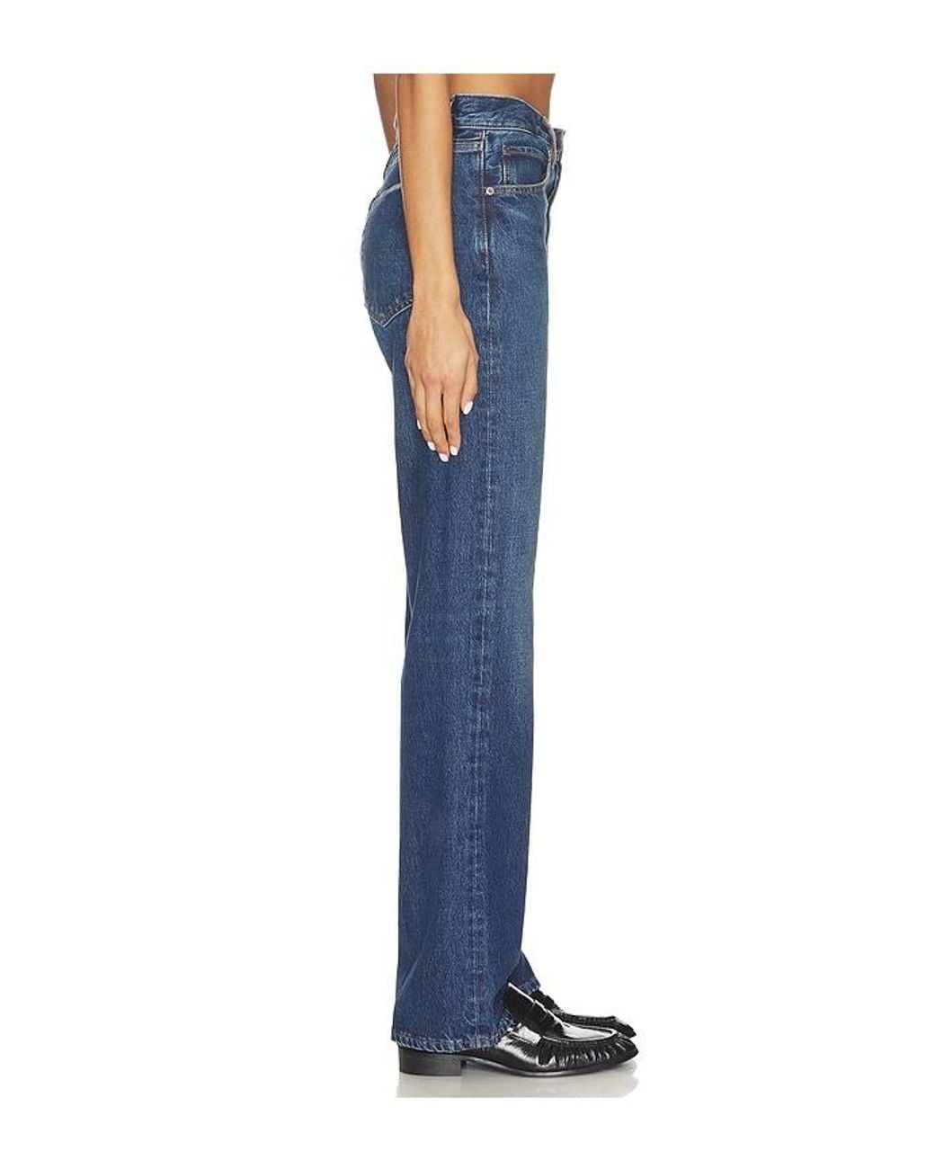 FRAME Blue The Vertical Jeans