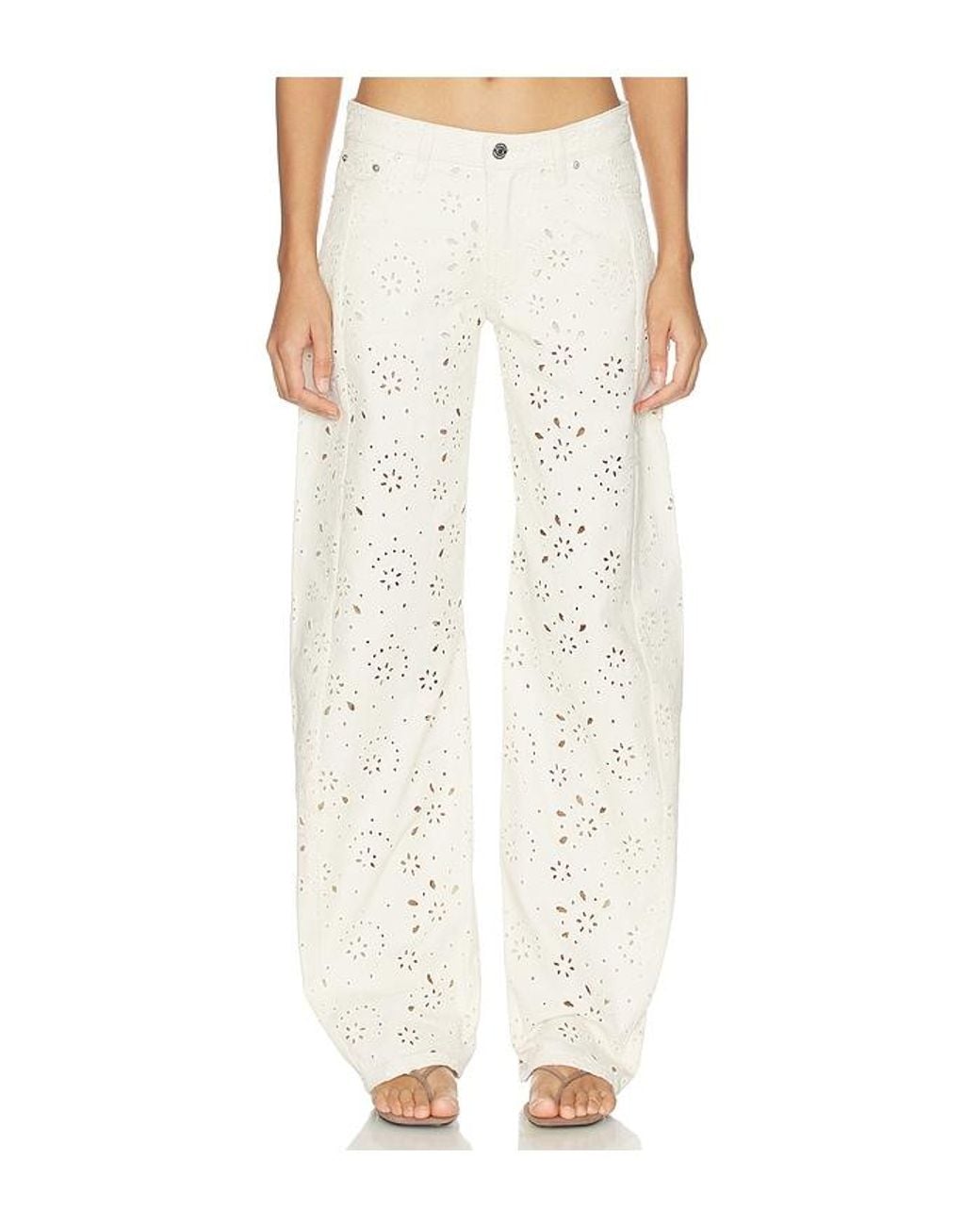Steve Madden White Rori Jean