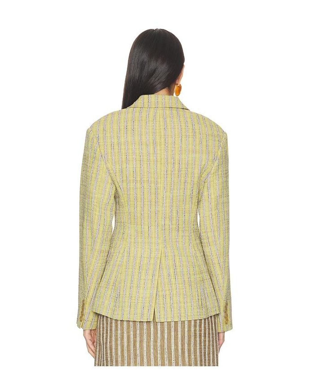 Ulla Johnson Yellow Matteo Blazer
