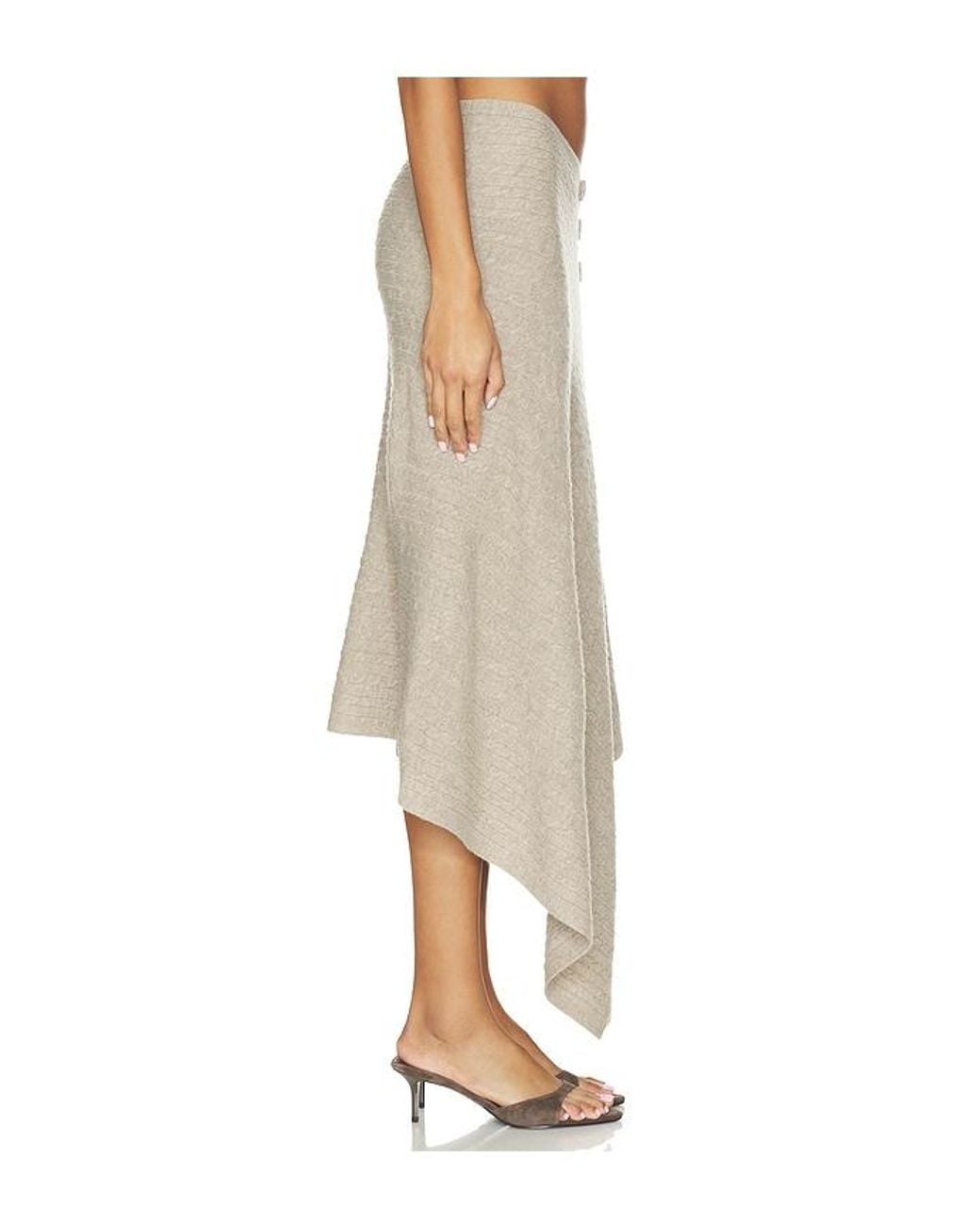 By Malene Birger Natural Liza Scarf Skirt