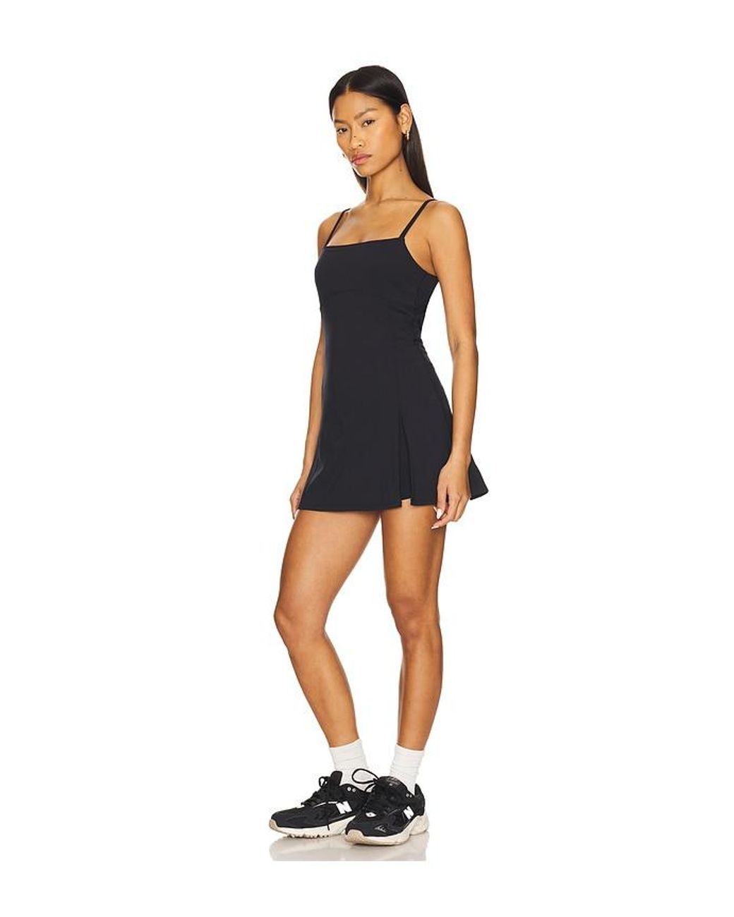 WellBeing + BeingWell Black Movewell Astrid Dress