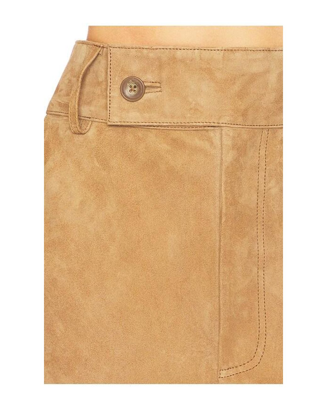 Helsa Multicolor Suede Column Skirt