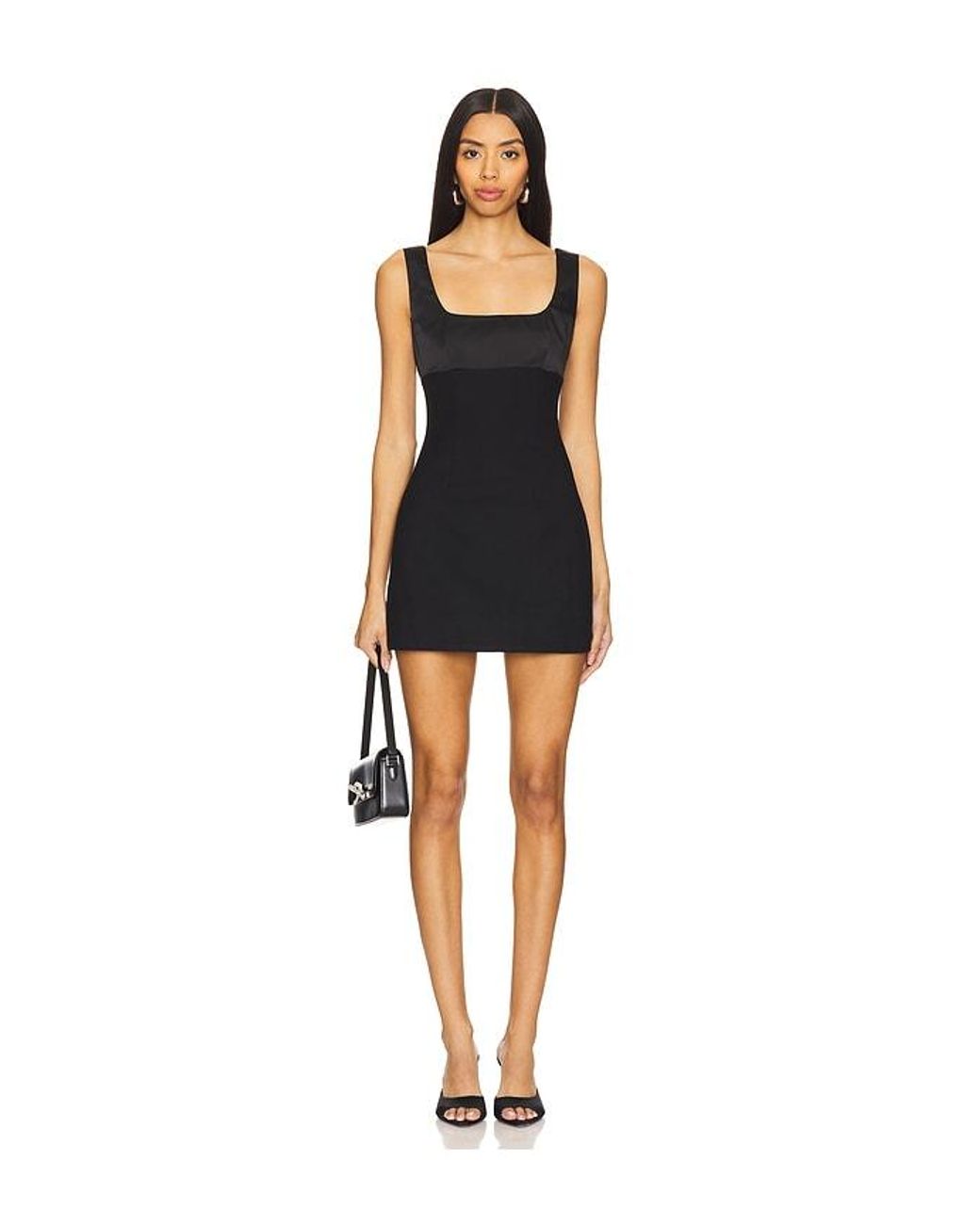 Lovers + Friends Black Helena Mini Dress