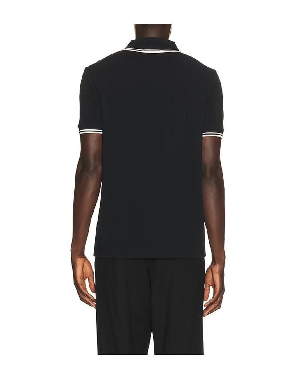 Fred Perry Black X Craig Split Collar Shirt for men