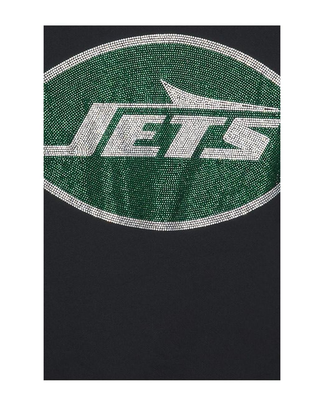 Terez Black New York Jets Marquee Crew Sweatshirt