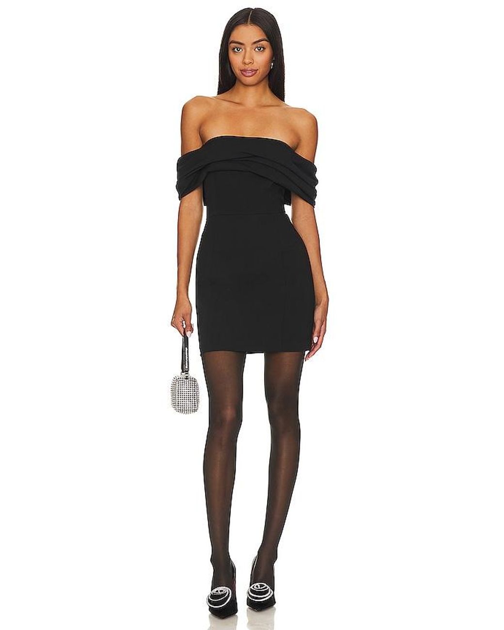 Amanda Uprichard Black X Revolve Jania Dress