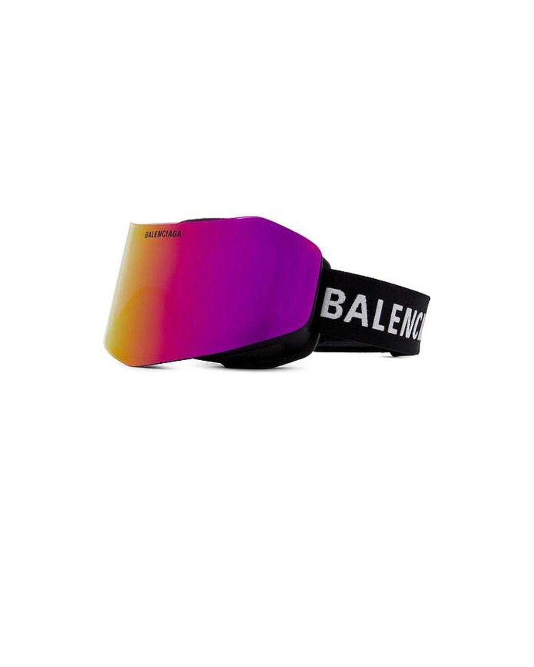 Balenciaga Purple Shield Ski Goggles