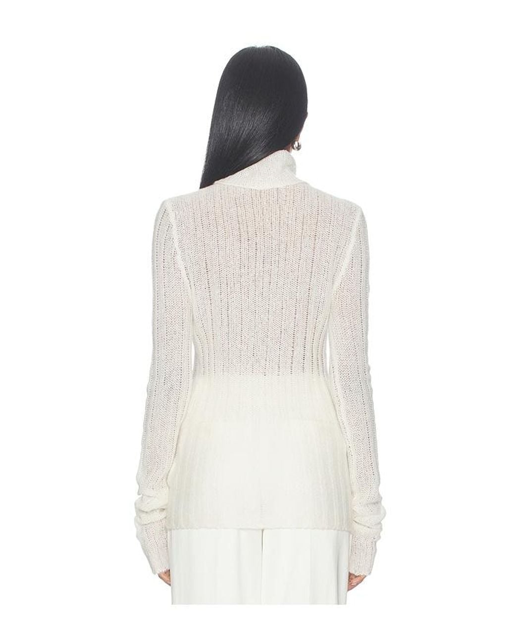 Lisa Yang White Emiliana Sweater