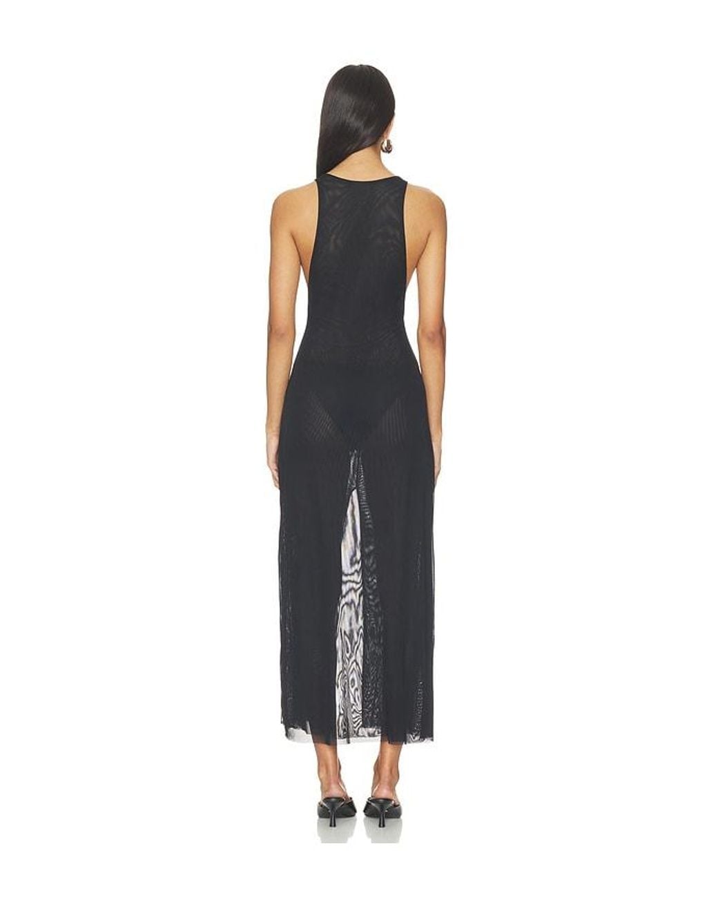 ViX Black Aimee Midi Cover Up