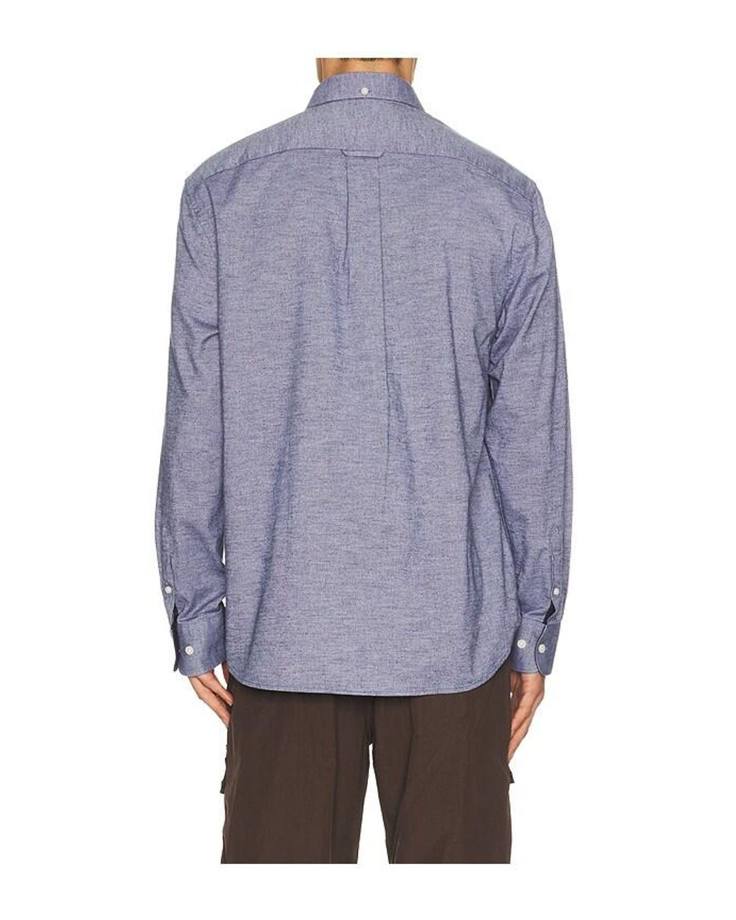 Barbour Blue Nevis Authentic Textured Shirt for men