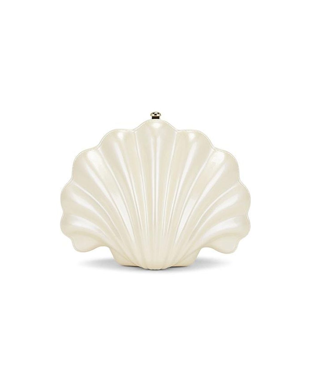 JW PEI White Shell Clutch