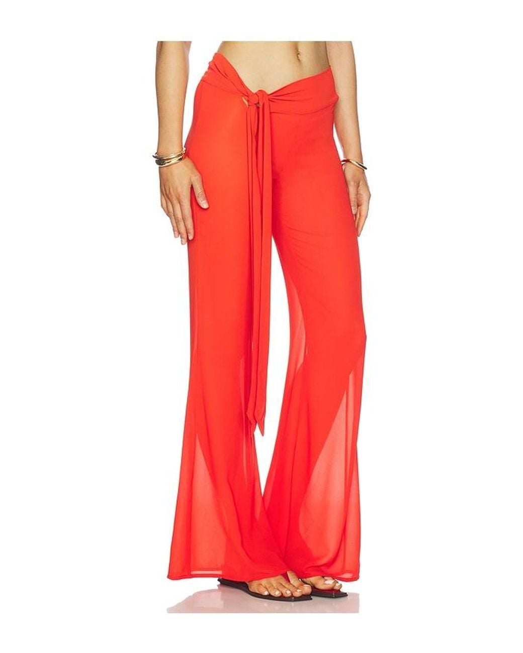 Bananhot Red Bowie Pants