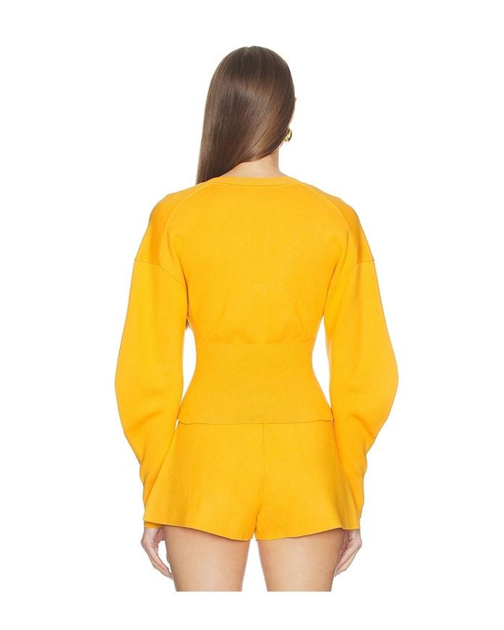 Cult Gaia Yellow Monroe Sweater
