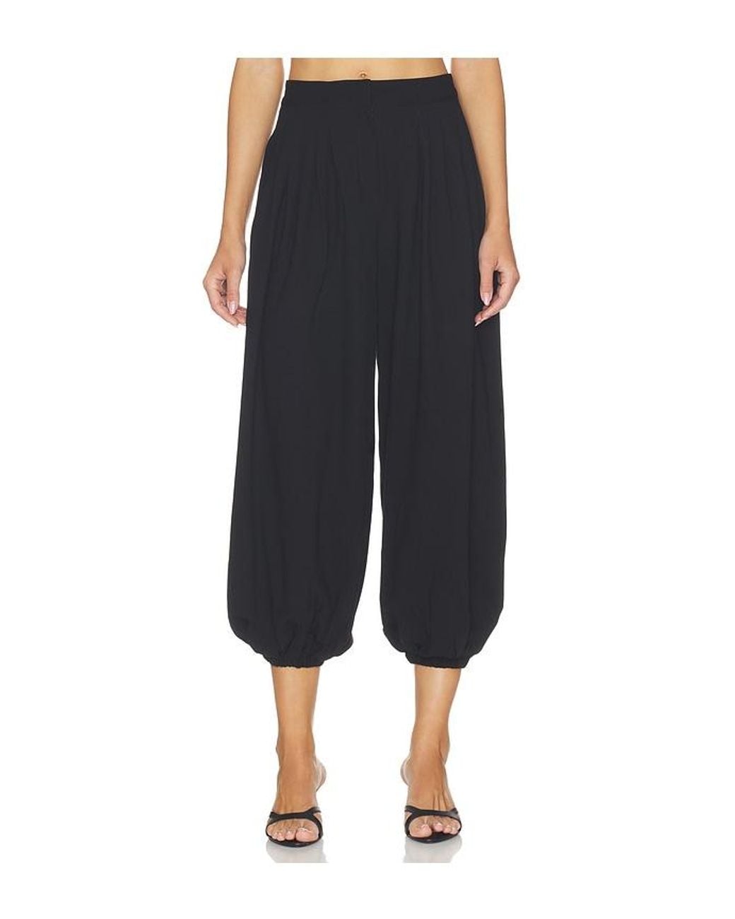 Source Unknown Black Giacca Ruched Trousers