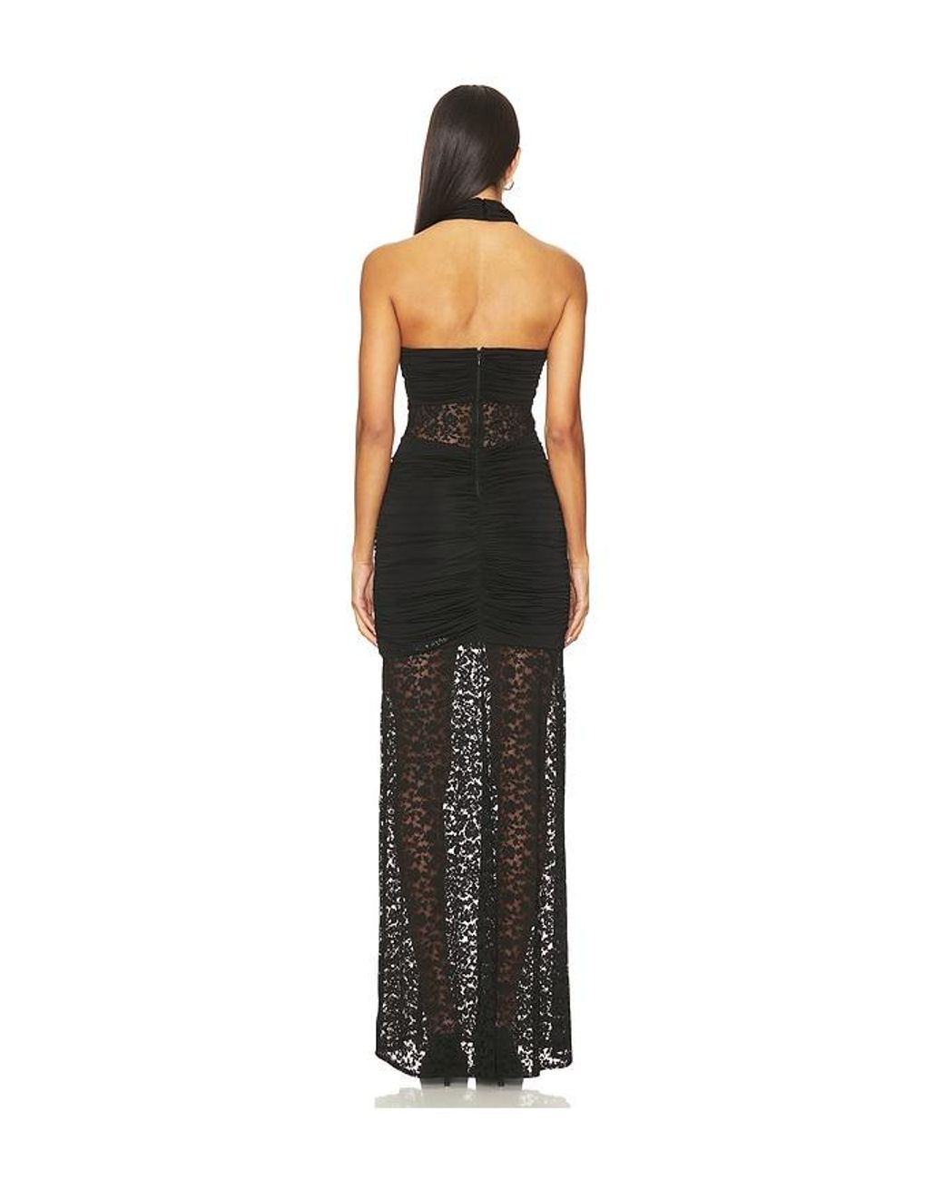 Lovers + Friends Black Sachi Gown