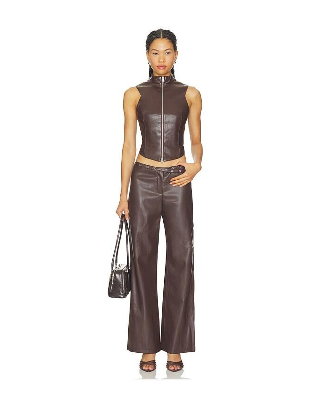 BY.DYLN Brown X Revolve Rowan Pant