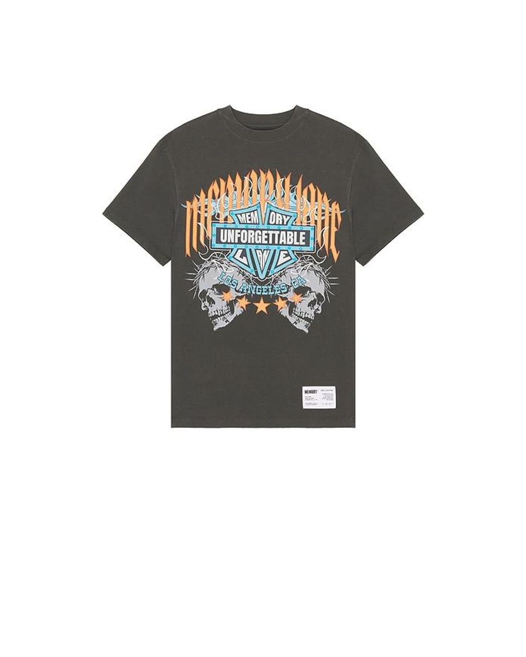 Memory Lane Multicolor Unforgettable Shield Tee for men