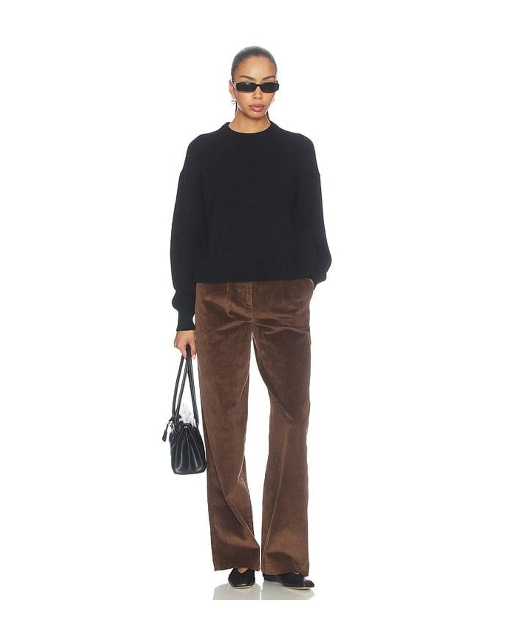 Theory Blue Cashmere Crewneck Sweater