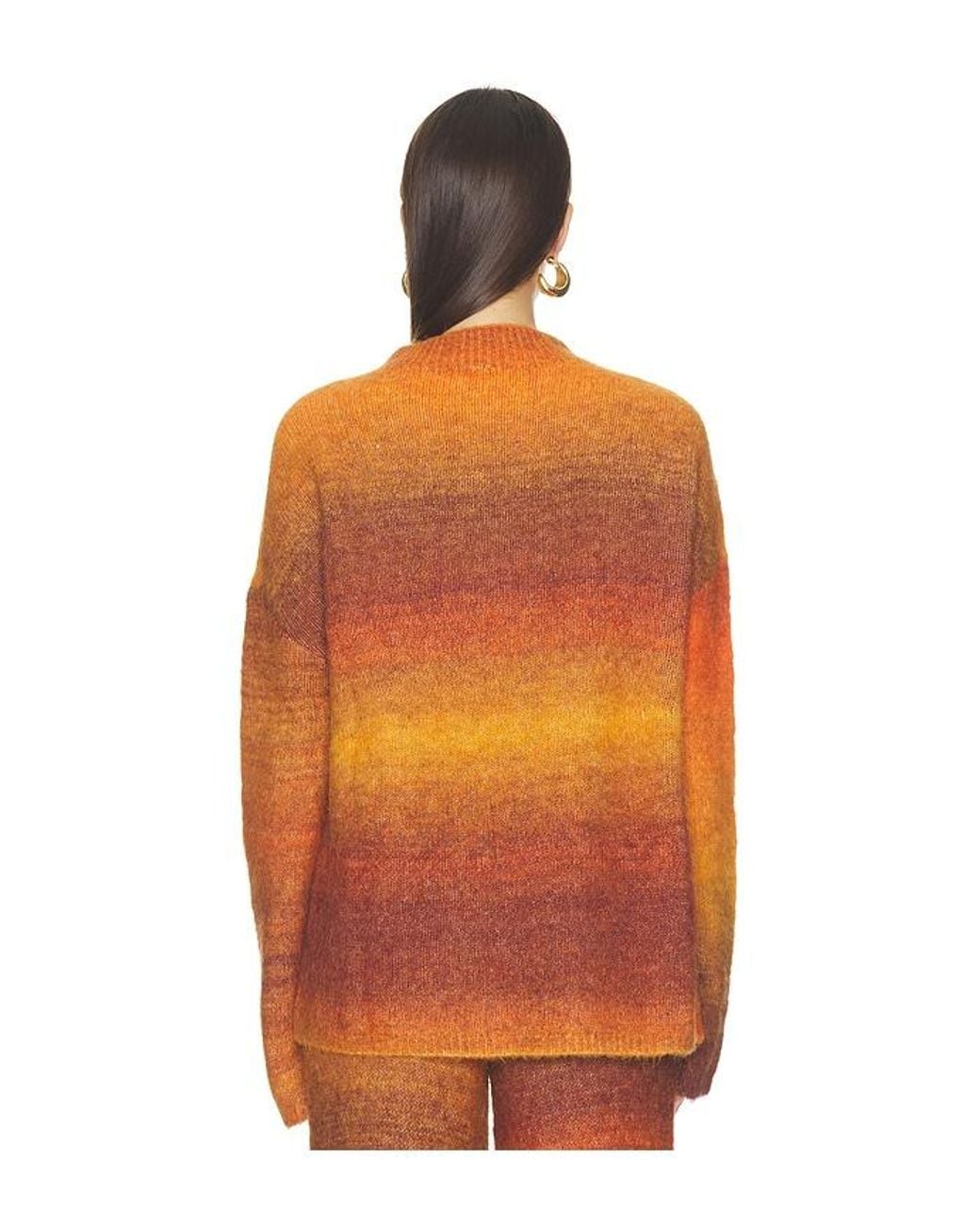 Cult Gaia Orange Calandra Pullover