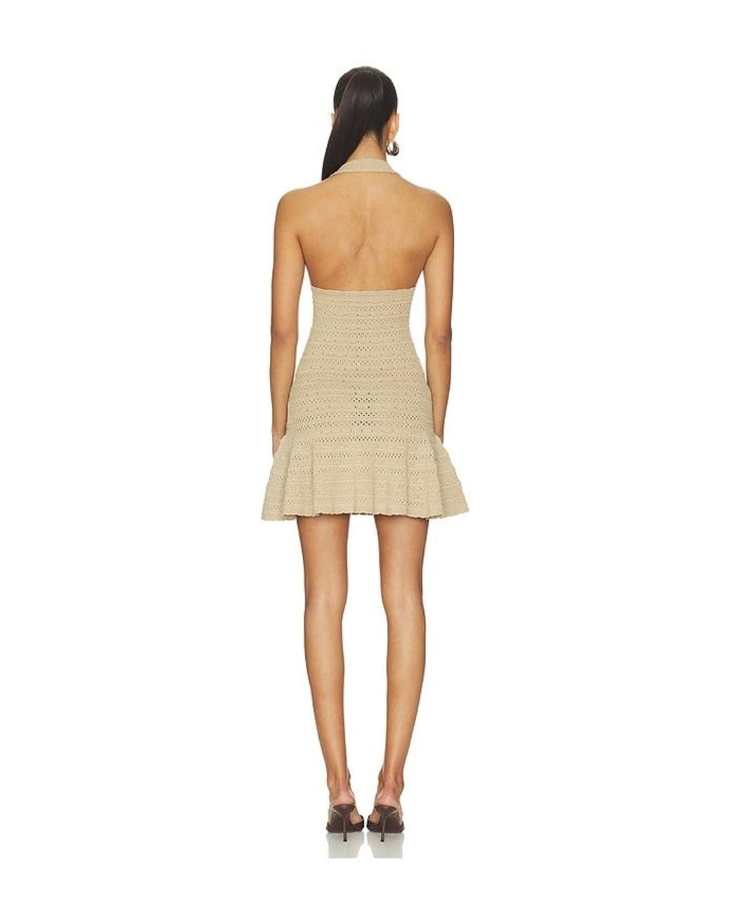 Lovers + Friends Natural Flora Pointelle Dress
