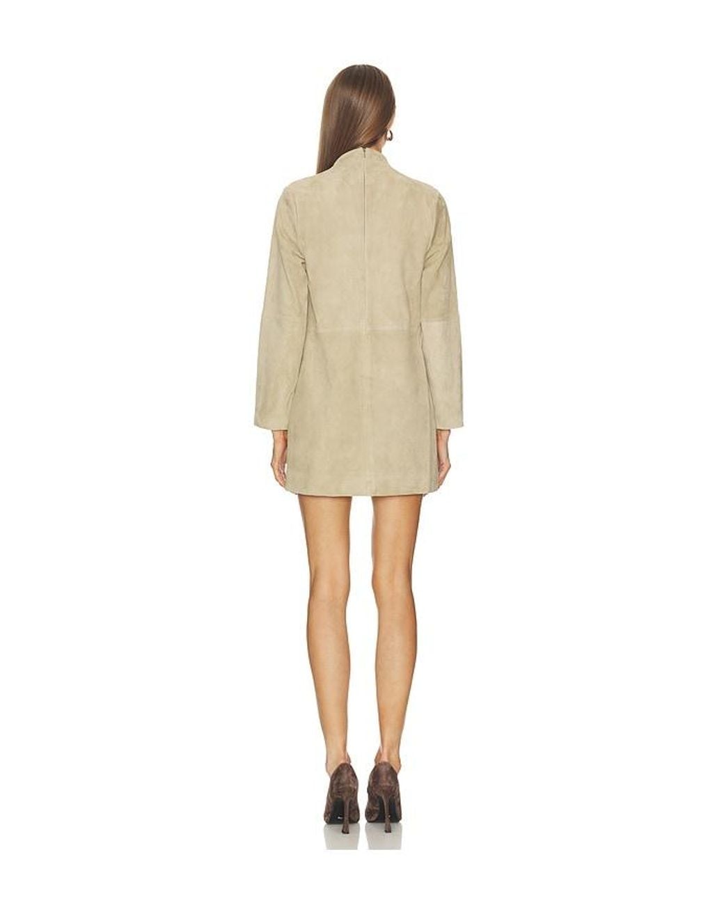 SRG Natural Tanya Suede Dress
