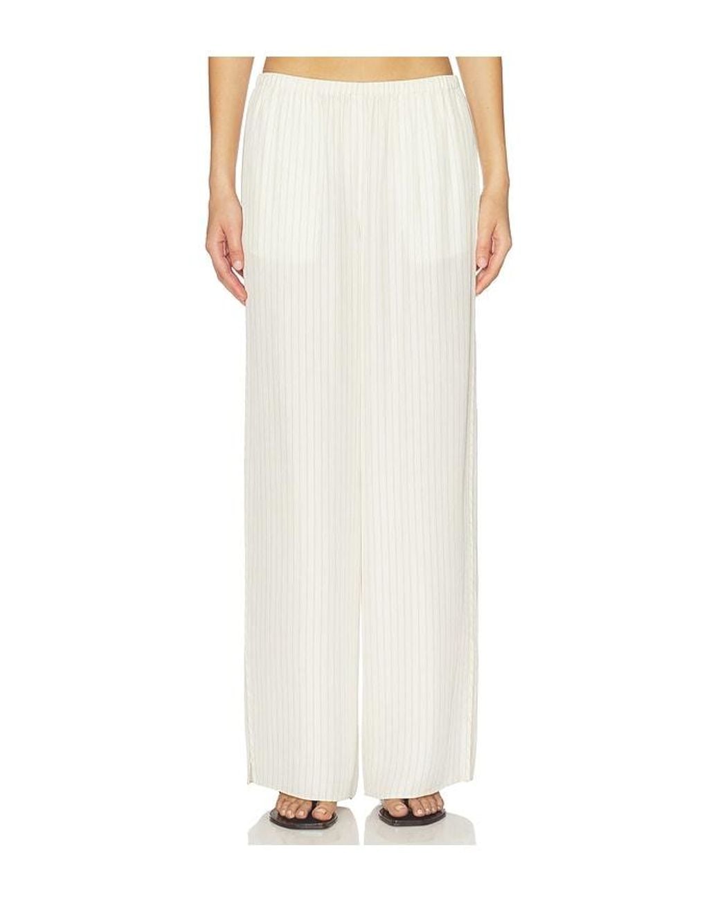 Theory White Slit Pant