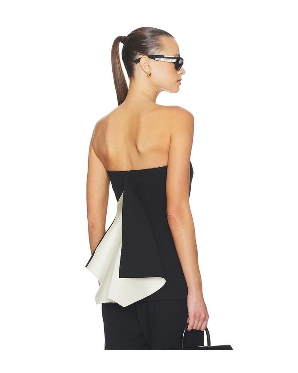 Entire studios Black Fin Tube Top