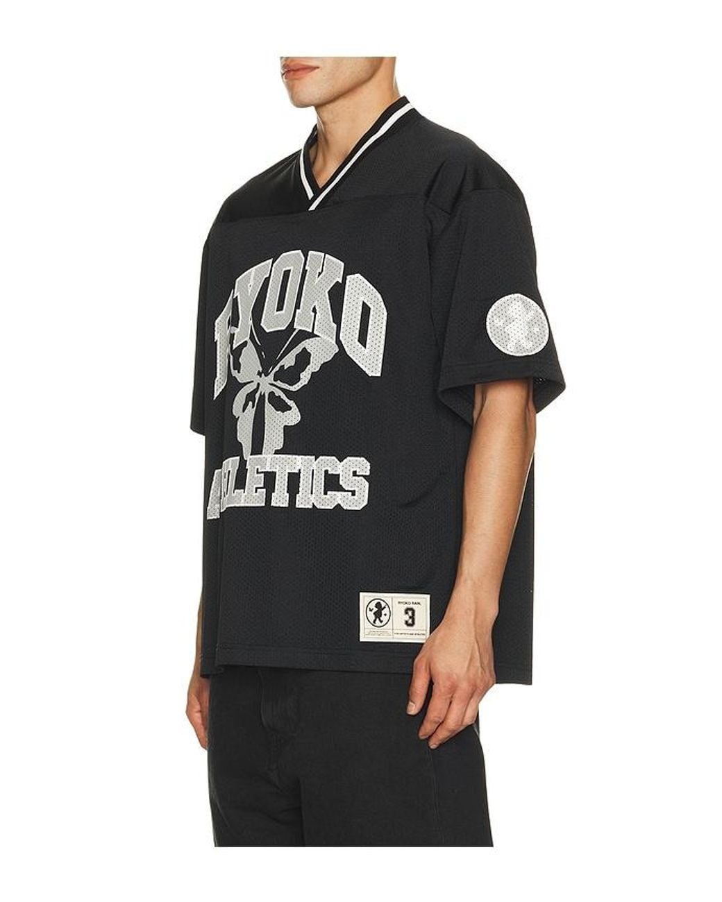 Ryoko Rain Black Football Jersey Shirt for men