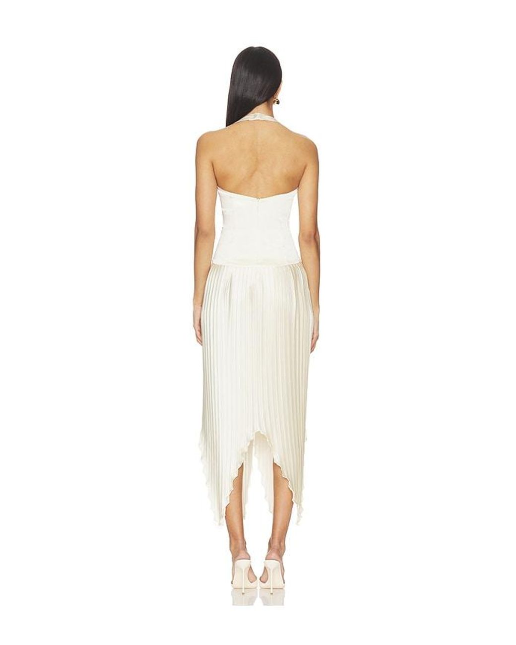 Lovers + Friends White Doris Midi Dress