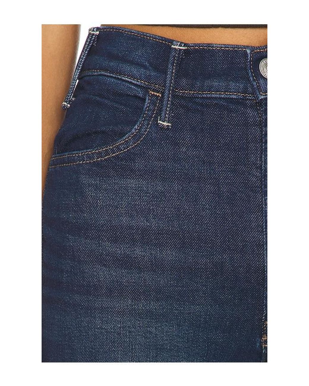 Mother Blue The Hustler Flood Jeans