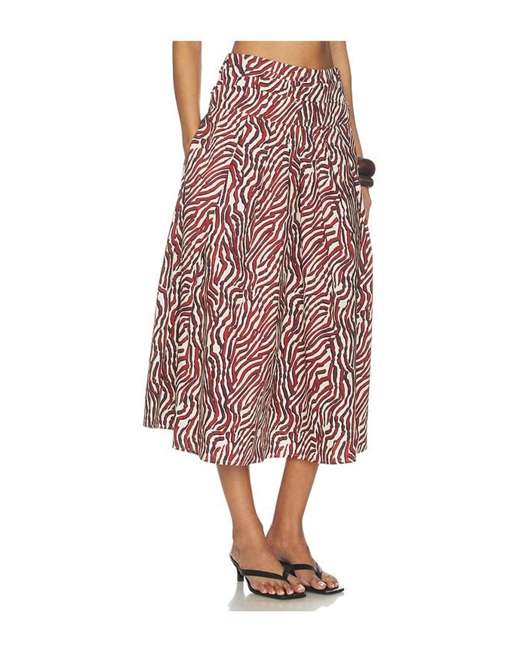 Proenza Schouler Red Nessa Skirt