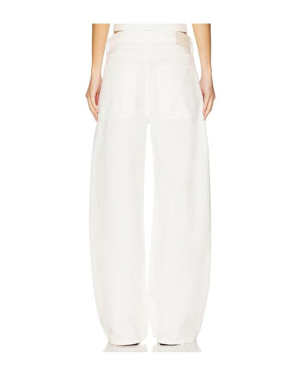 Citizens of Humanity White Ayla Cargo Jeans