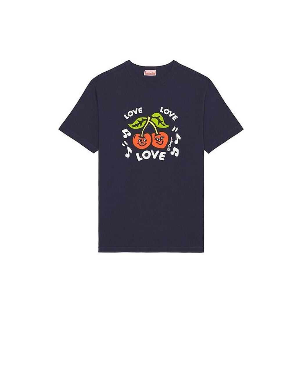 KENZO Blue Loves Classic T-Shirt for men