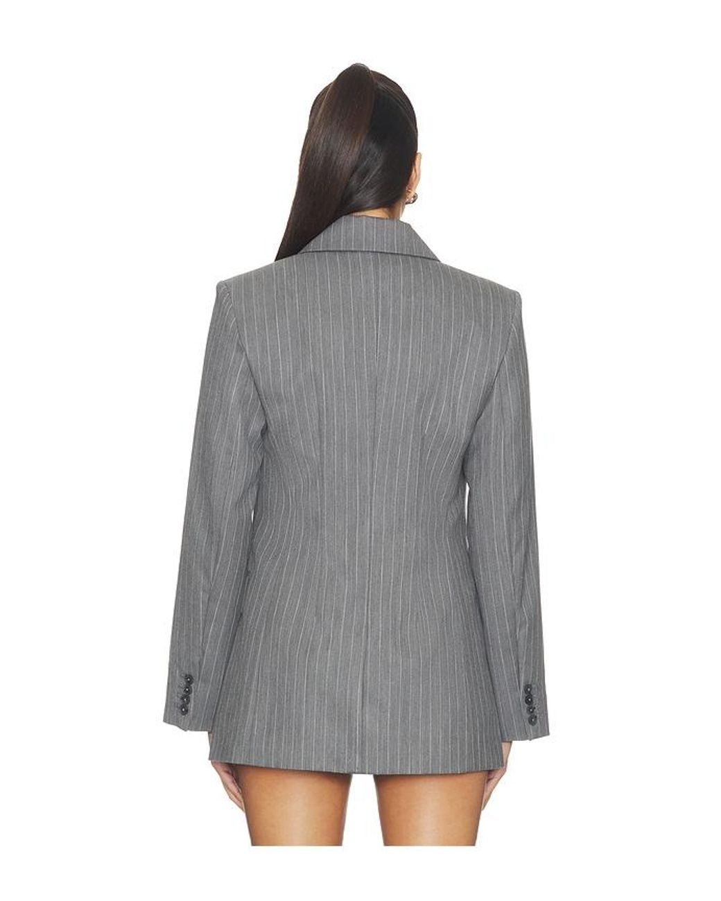 Anine Bing Gray Tiphaine Blazer