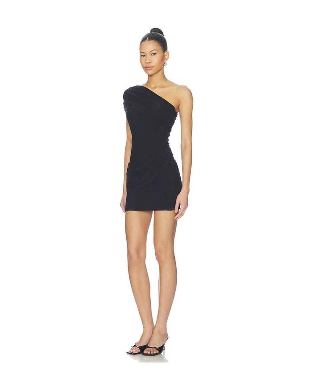 superdown Black Fleur Mini Dress
