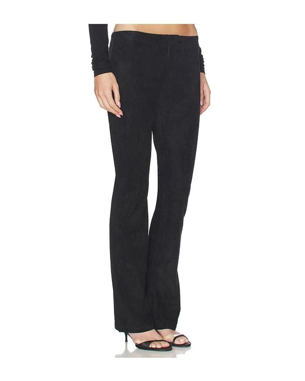 Lioness Black Low Waisted Slim Pant