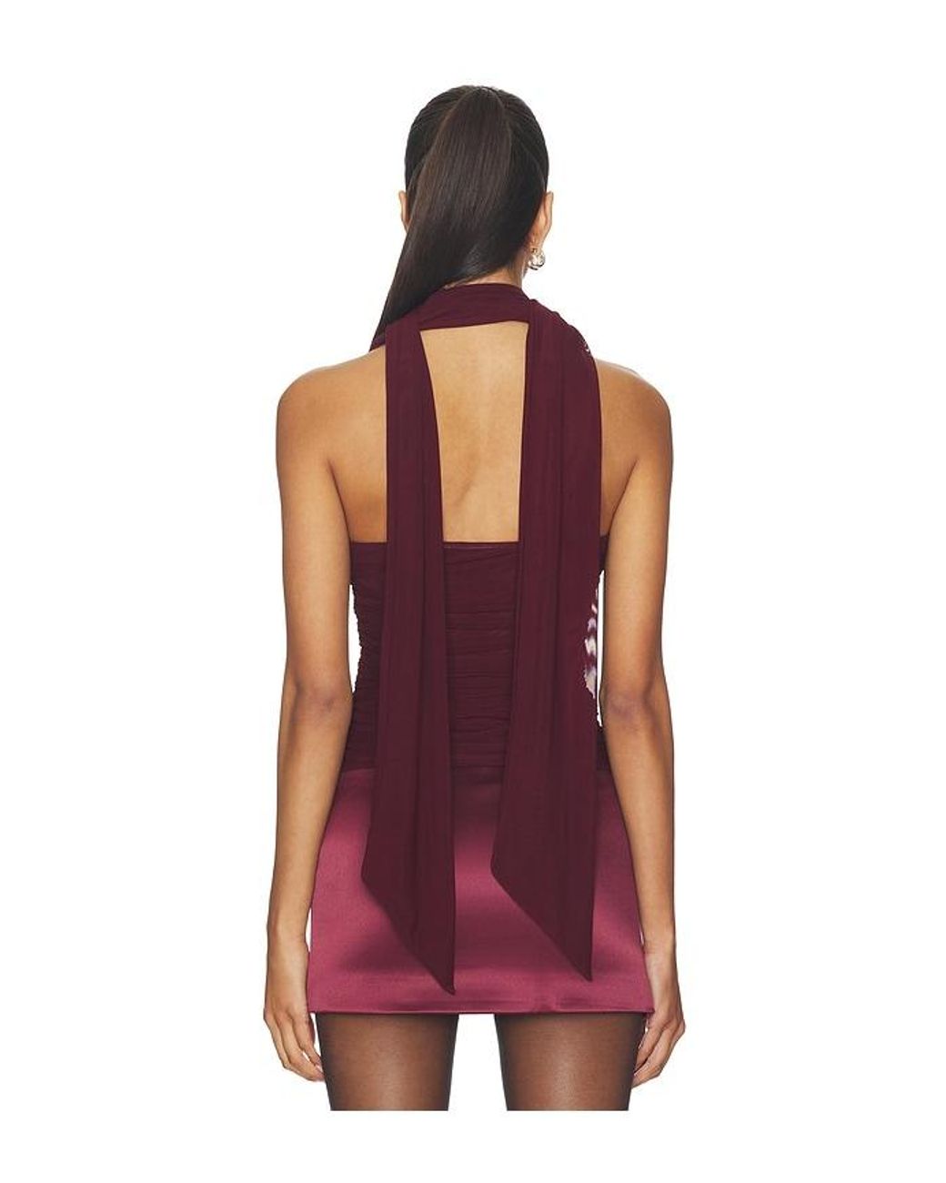 MAJORELLE Purple Leslie Top
