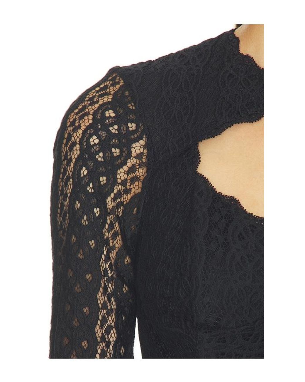 Charo Ruiz Black Beatrice Top