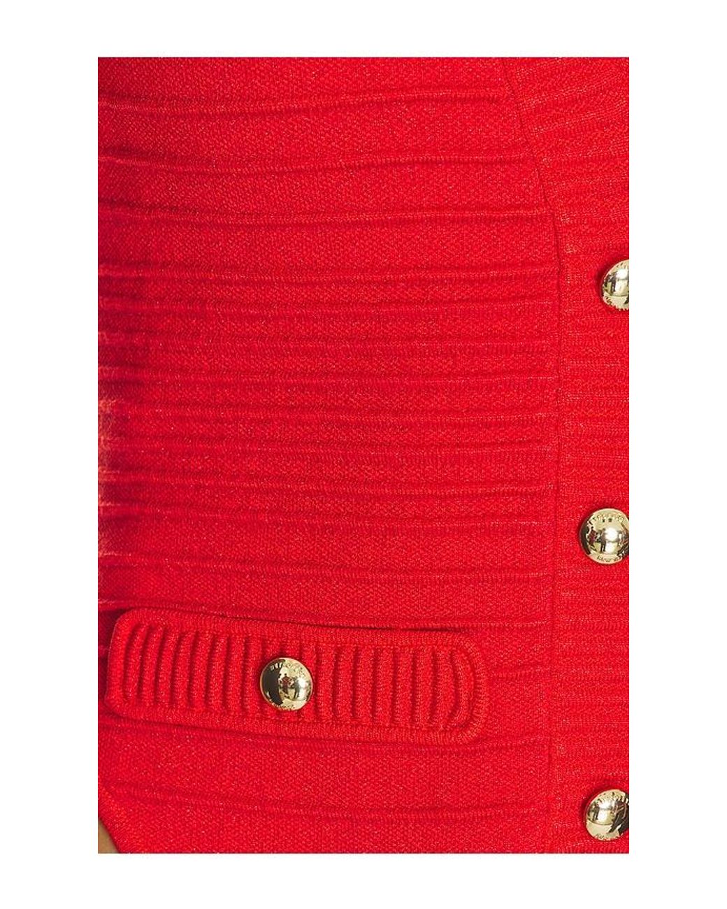 retroféte Red Tinsley Knit Vest