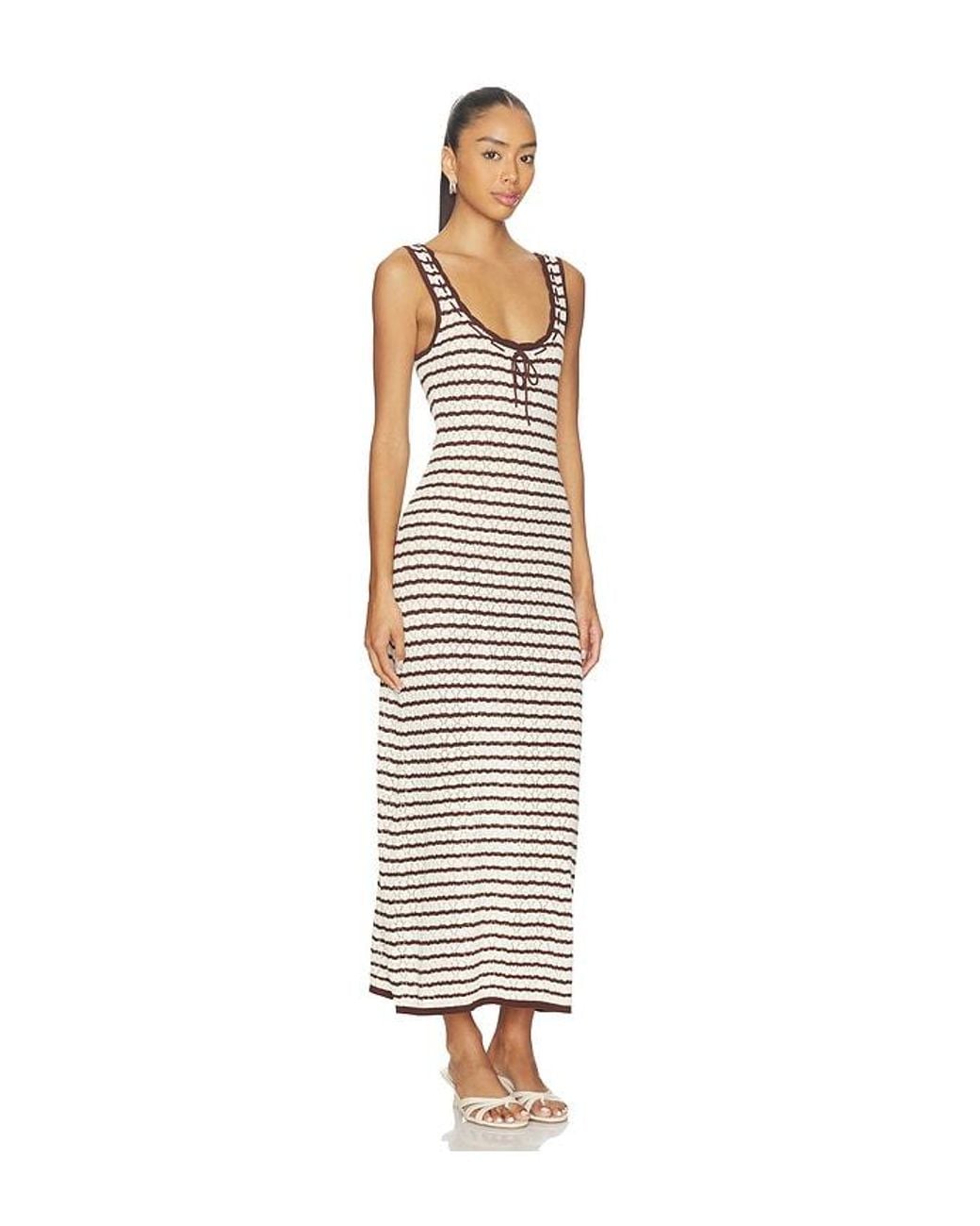 LSPACE White Rosalie Maxi Dress