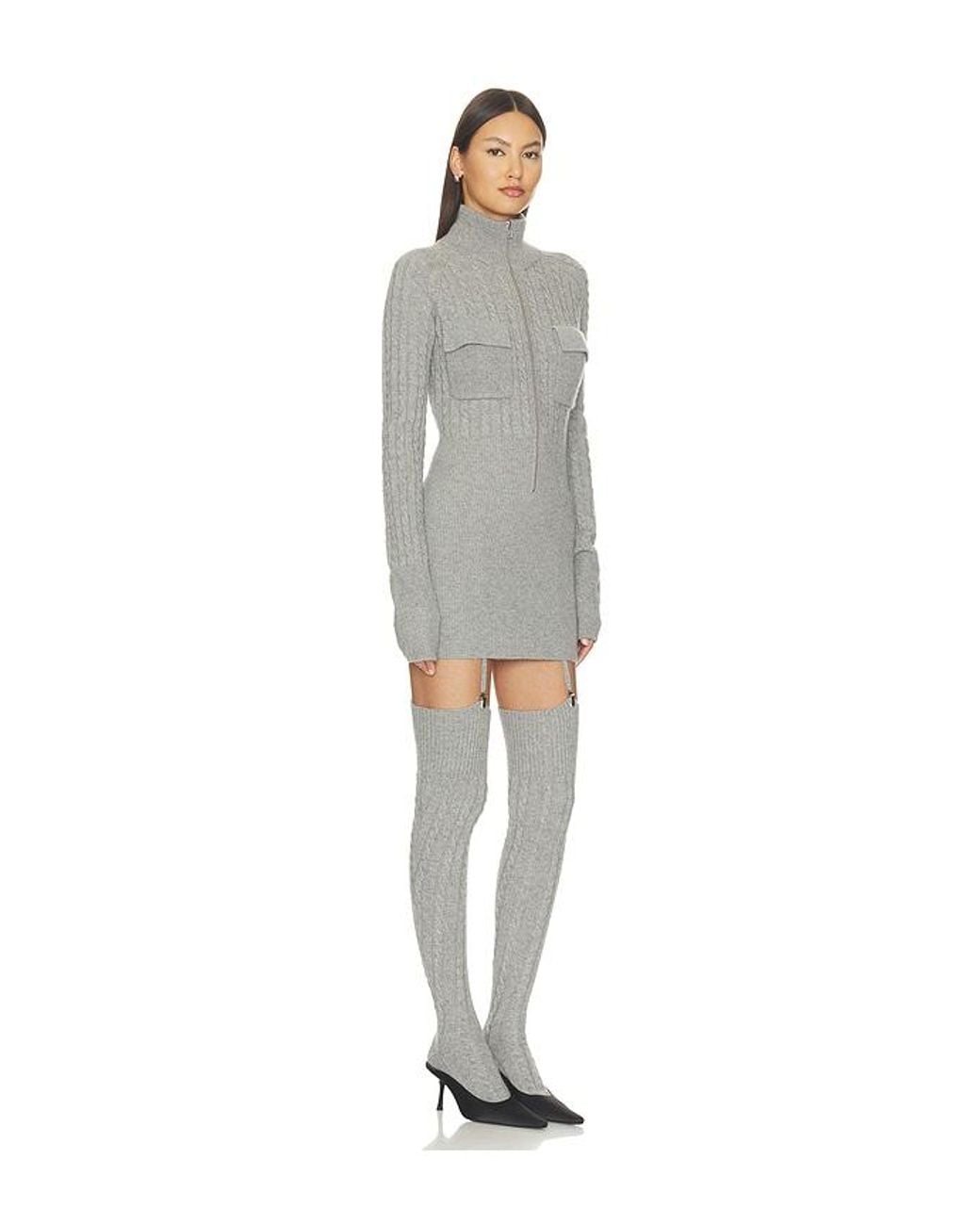 AYA MUSE Gray Rovo Dress