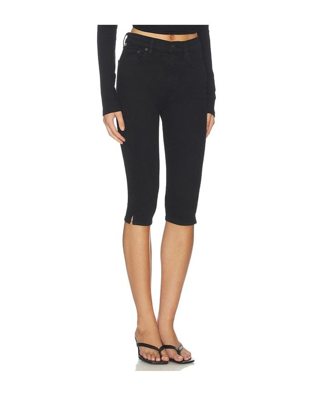 Citizens of Humanity Black Devin Capri Pants