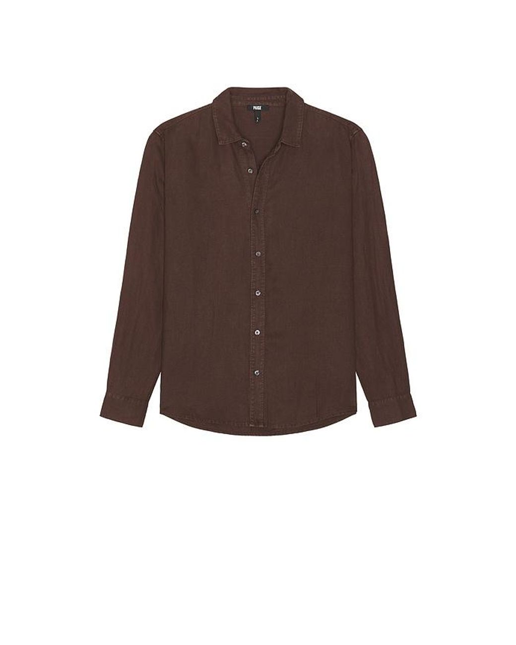 PAIGE Brown Peters Shirt for men