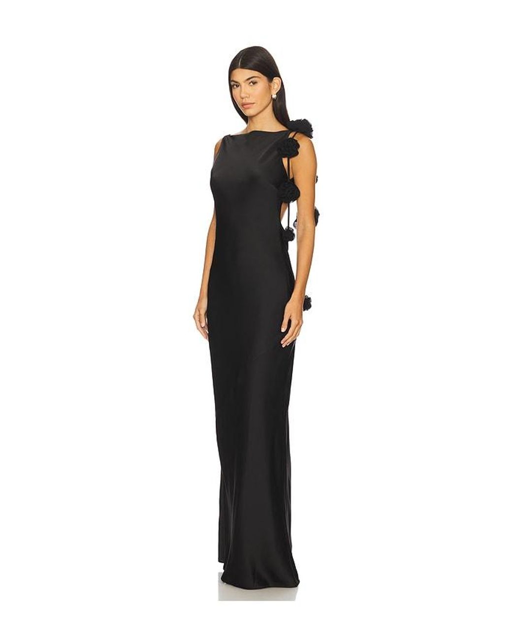 Lovers + Friends Black Angela Gown