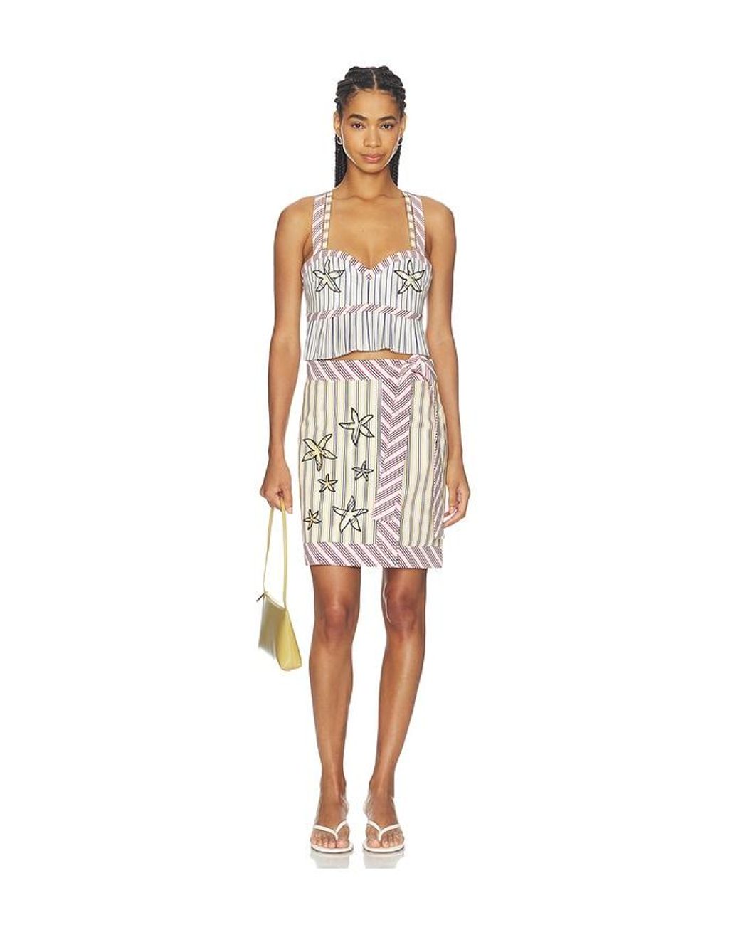 Celiab White Ysel Skirt