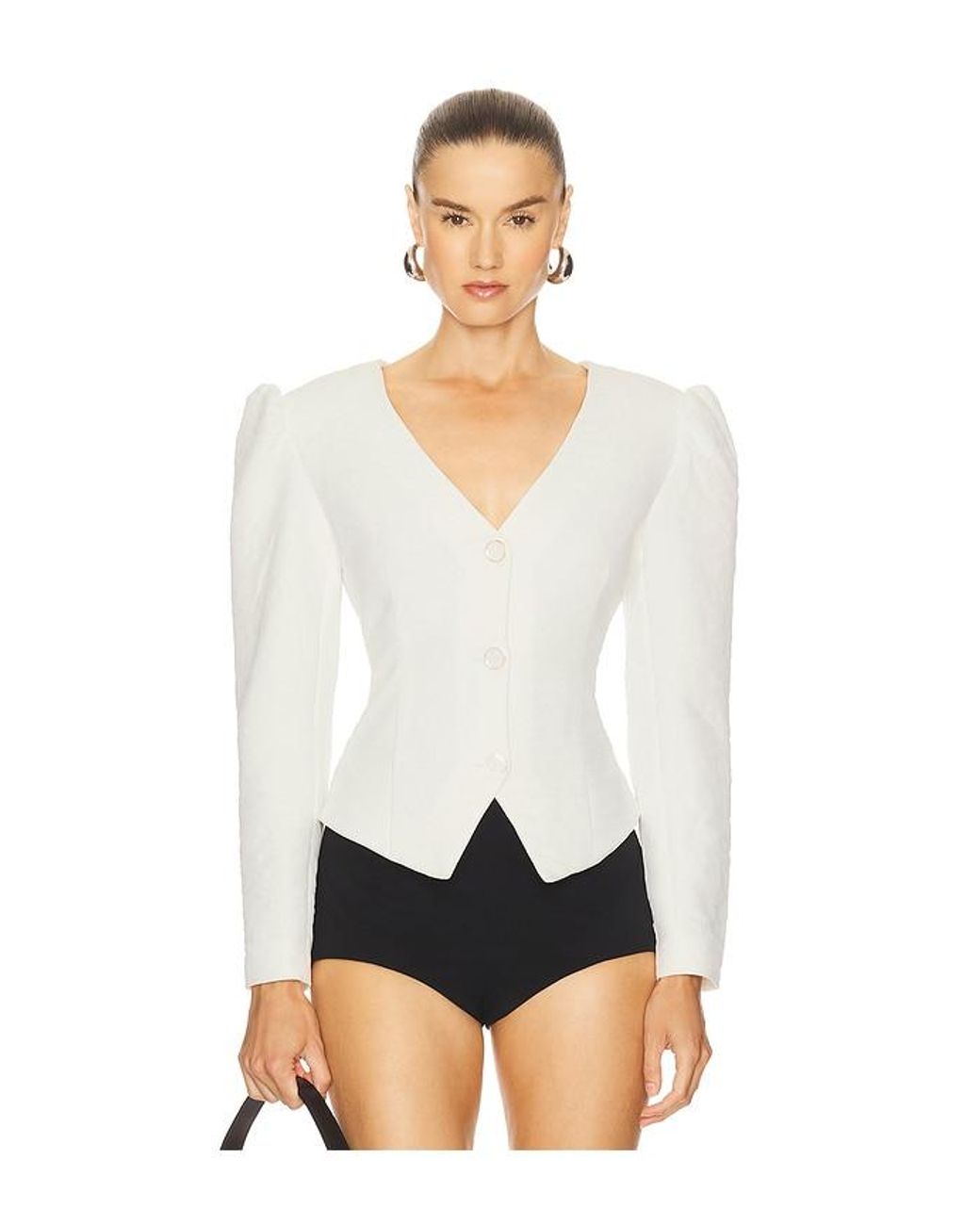 For Love & Lemons White Kristen Blazer